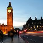 Bewegung auf der Westminster Bridge