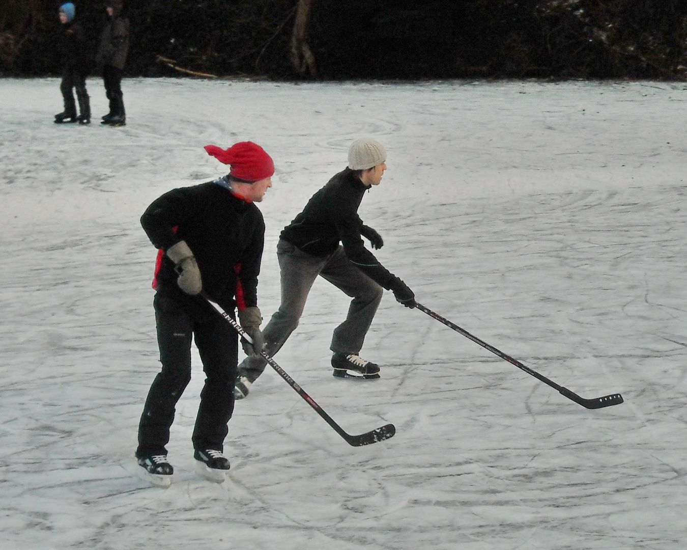 Bewegung bei -8 Grad