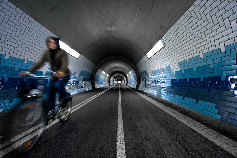 Bewegung im Tunnel