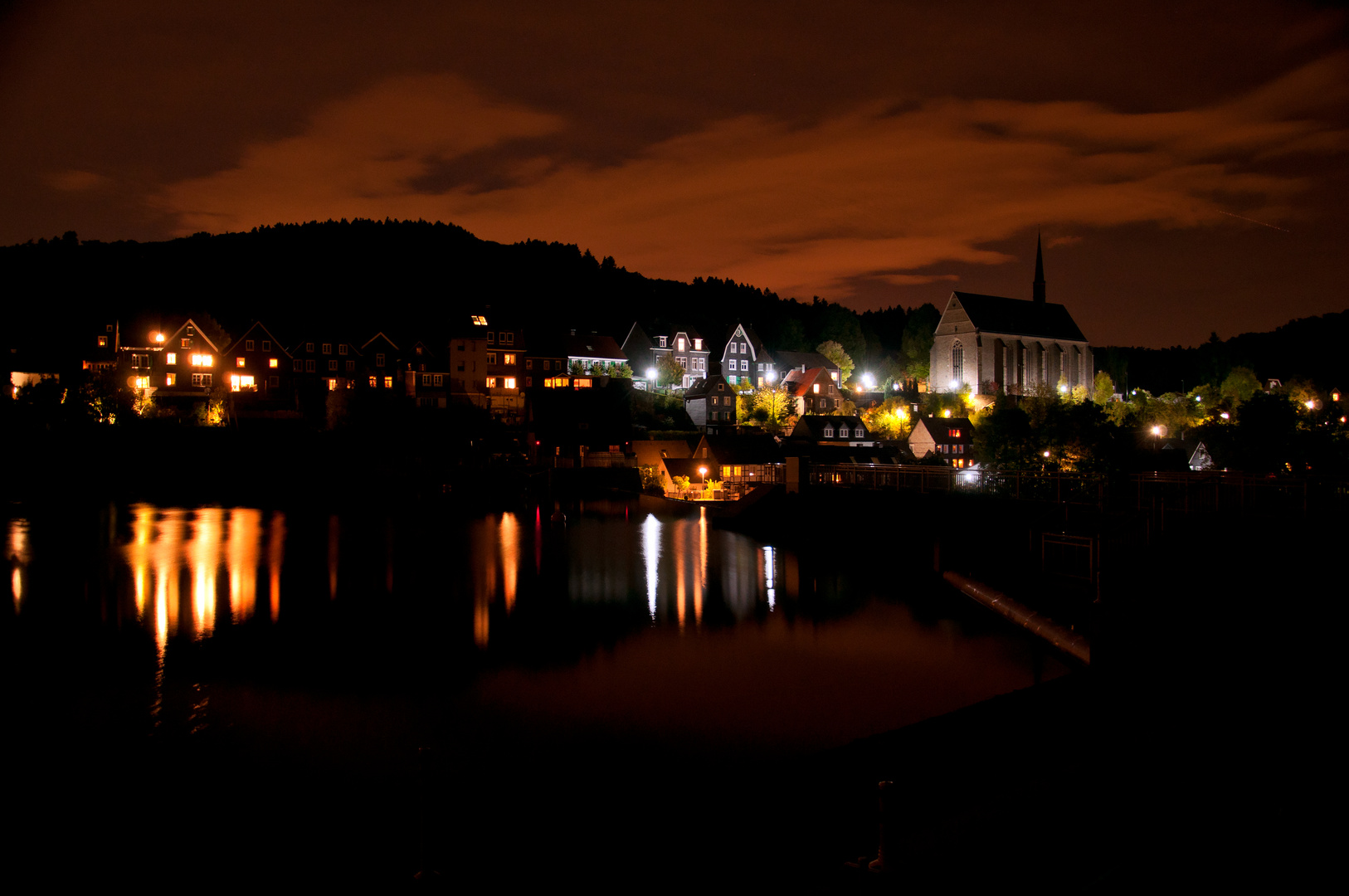 Beyenburg bei Nacht