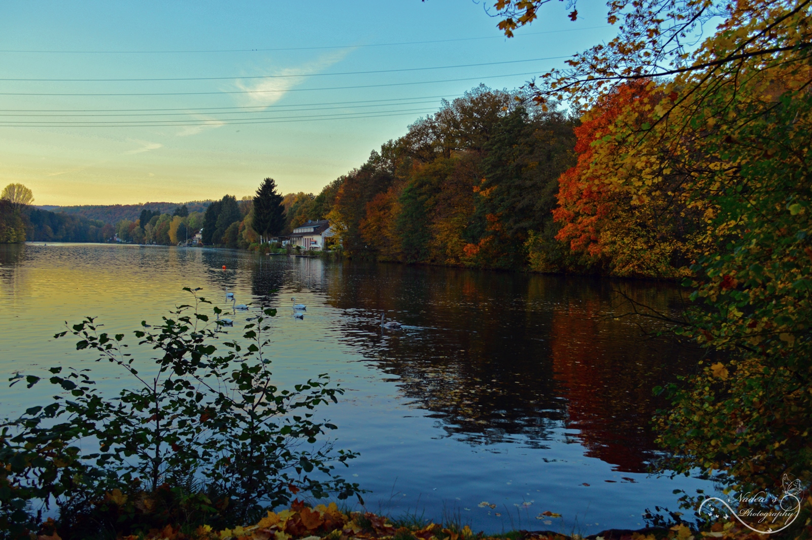 Beyenburger Stausee zu später Stunde