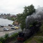 Beyer Garret Nr 87 der Welsh Highland Railway bei Caernarfon