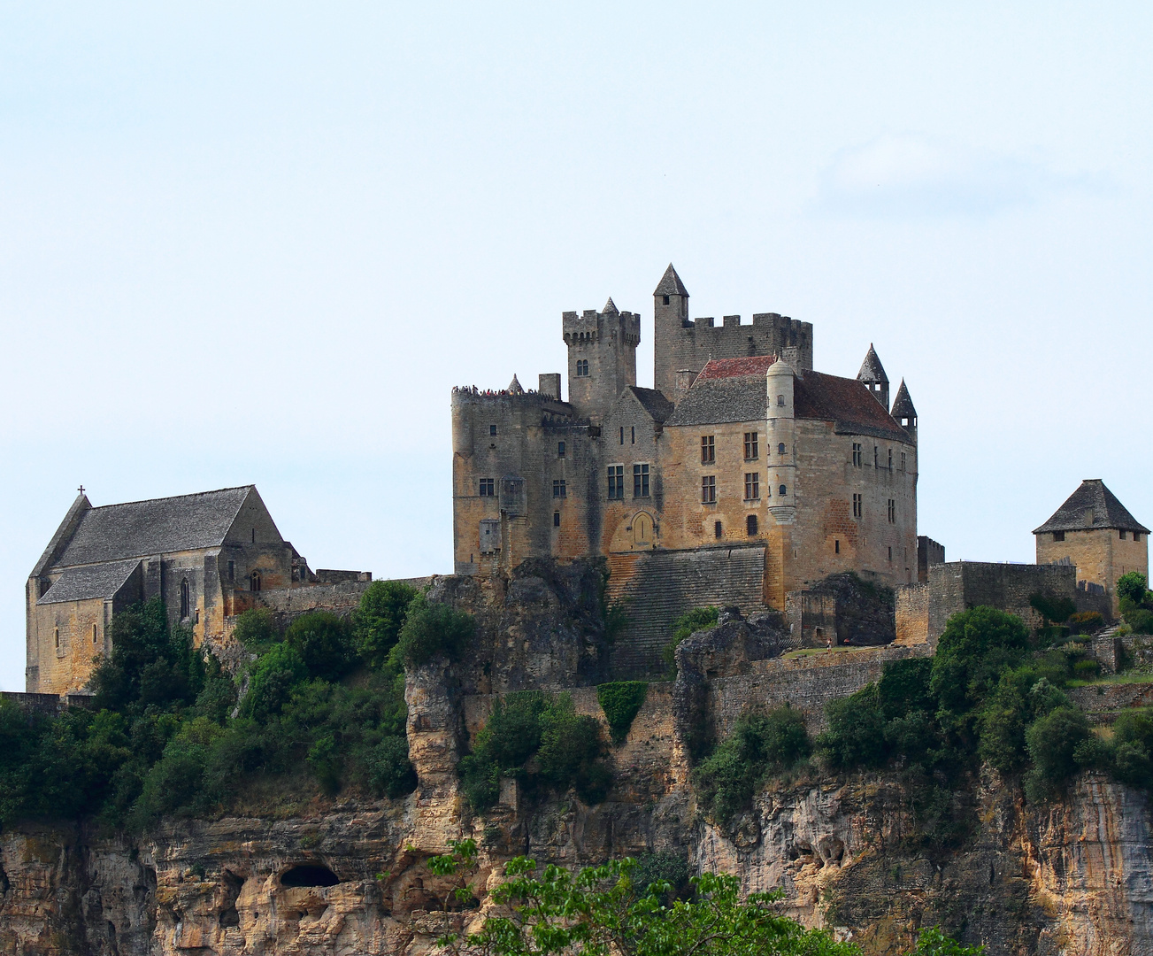 Beynac du haut de sa falaise