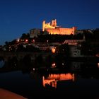 Beziers bei Nacht