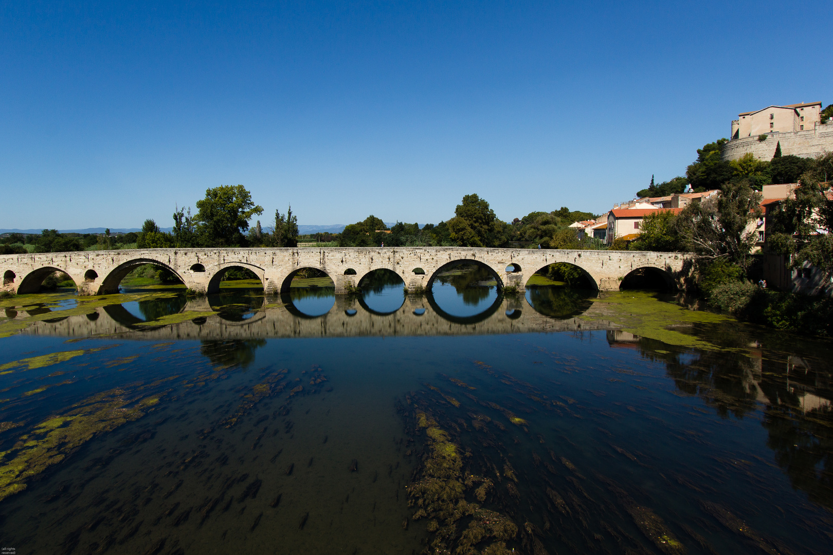 Béziers: Pont Vieux- die alte Brücke über den Orb