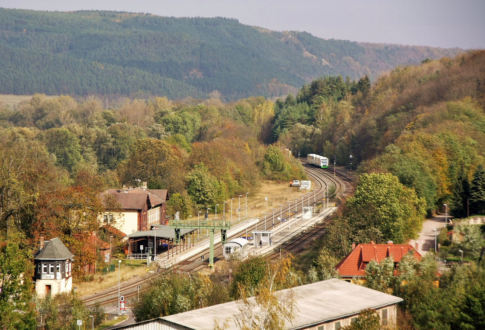 Bf. Plaue von oben ...