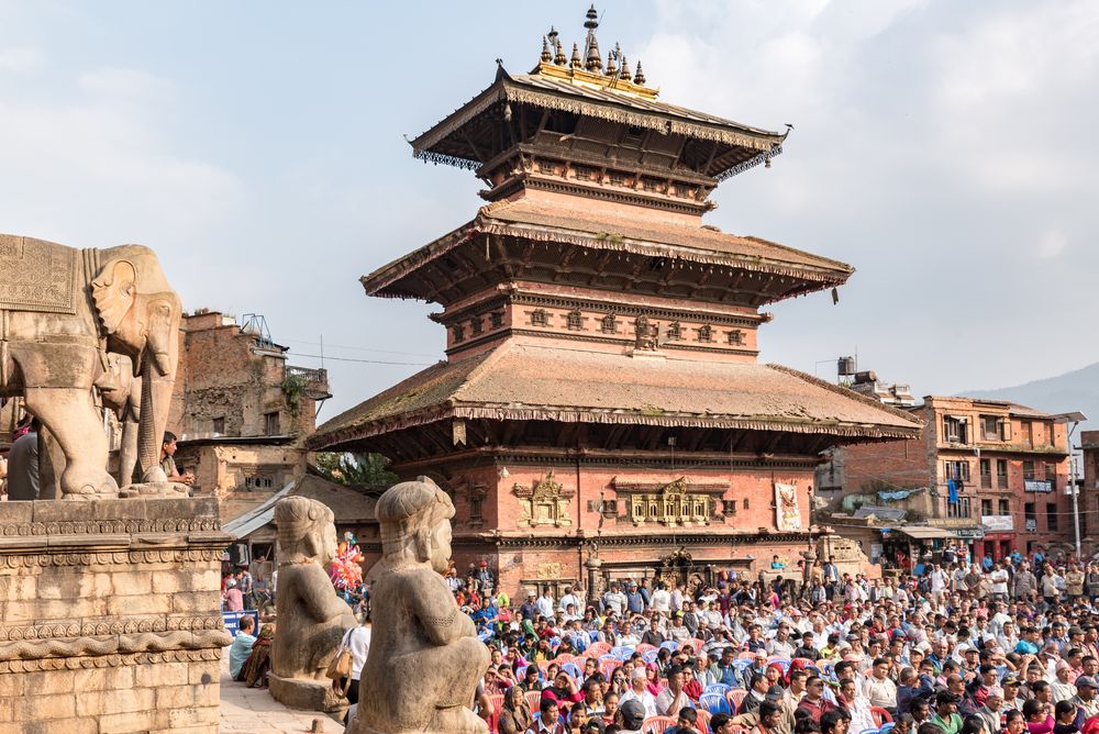 Bhaktapur Kathmandu Tal Nepal 