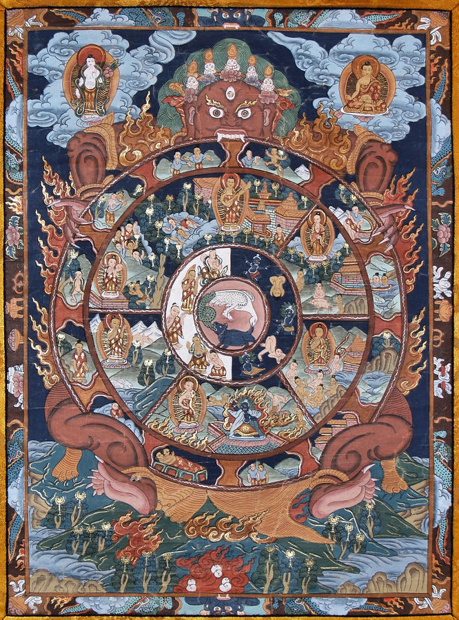 Bhavachakra (Thangka)