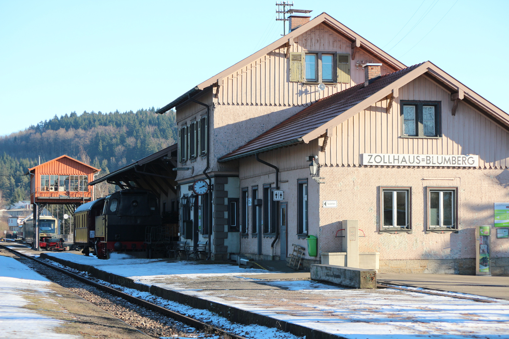 BHF Zollhaus-Blumberg im Winterschlaf