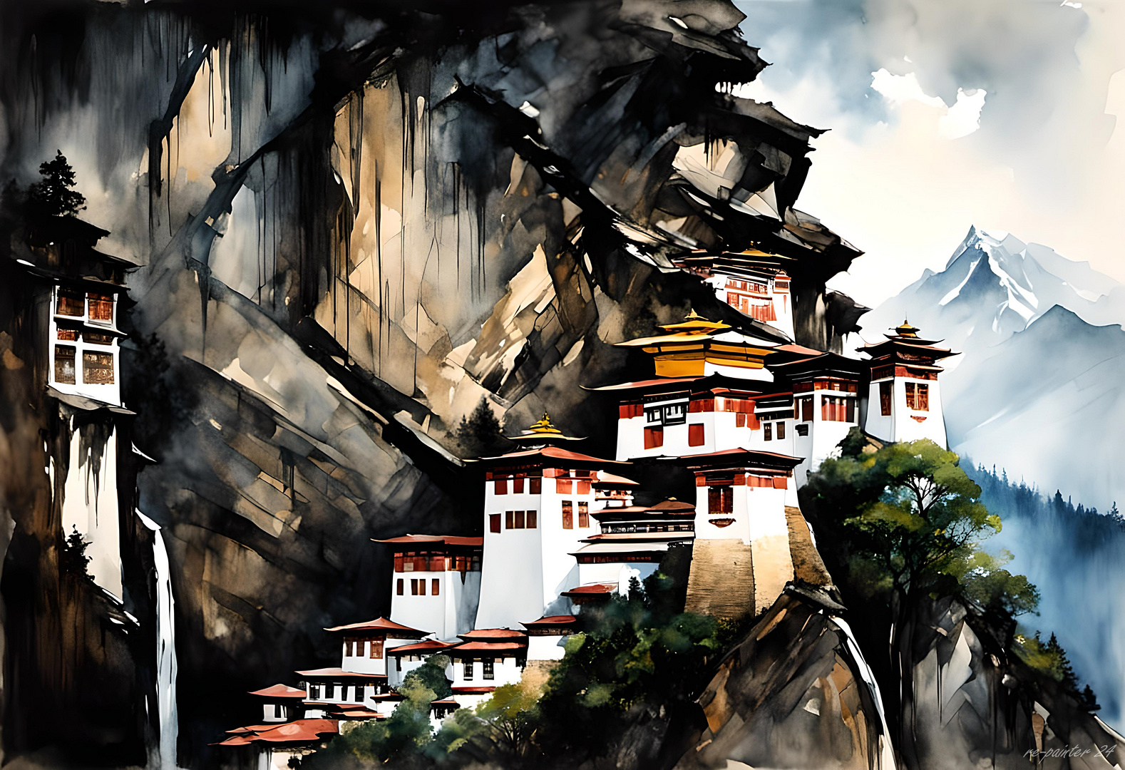 Bhoutan - caché dans l'Himalaya -Bhutan - Versteckt im Himalaya  -