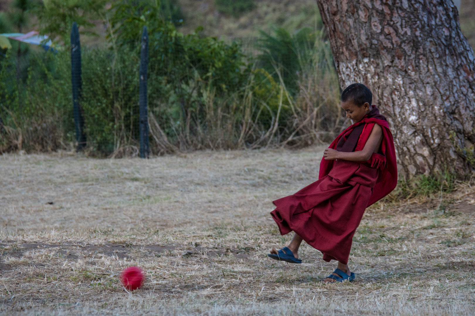 Bhutan - Fußballliga junger Mönche