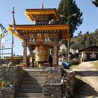 Bhutan - Gebetsmühle in Wamrong