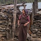 Bhutan - Haa-Tal - Alte Bäuerin