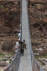 Bhutan - Haa-Tal - Hängebrücke