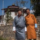 Bhutan - Paro - Im Ornat für den Dzong