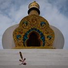 Bhutan - Paro - Moderner Stupa 