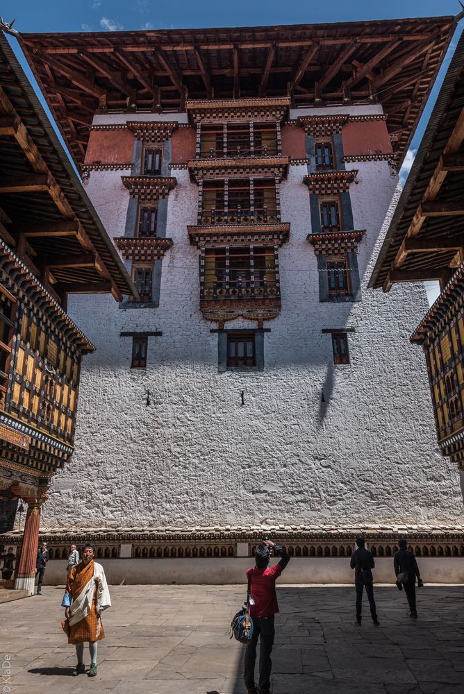 Bhutan - Paro - Rinpung Dzong - Wachtturm