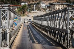 Bhutan - Punakha - Bailey Bridge