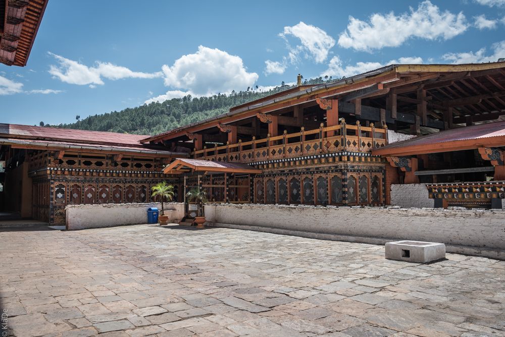 Bhutan - Punakha - Pungtang Dechen Photrang Dzong - Residenz