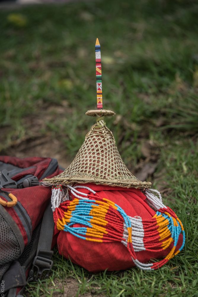 Bhutan - Punakha-  Tracht der Laya-Frauen