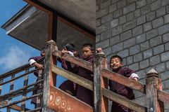 Bhutan - Shengana - Besuch einer Schule im Shengana-Tal