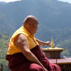 Bhutan - Shengana - Datong Goenpa - Audienz beim Abt