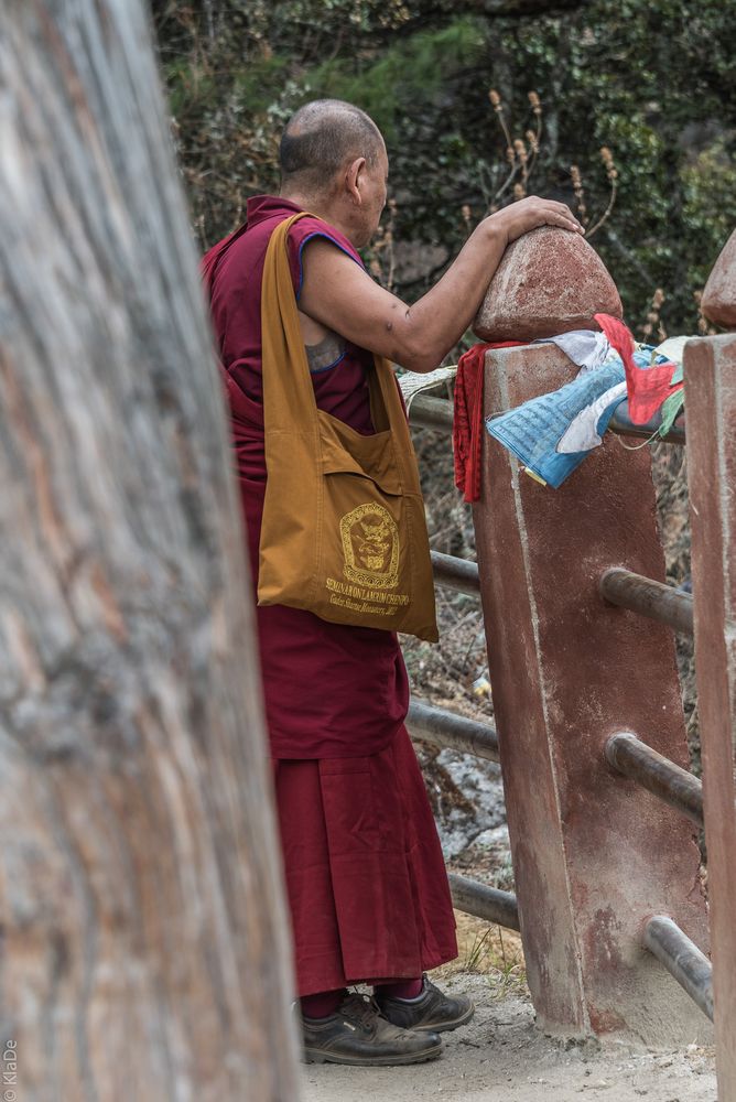 Bhutan - Taktshang - Mönch