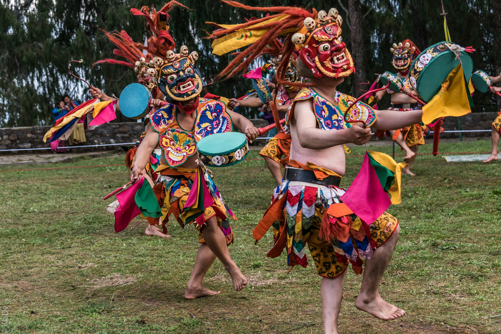 Bhutan - Talo - Talo Tshechu - Mahakalas