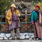 Bhutan - Tempelbesucher