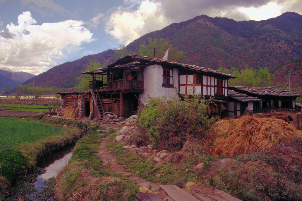 Bhutanese farm house property