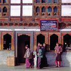 Bhutanese shoppers in Paro