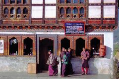 Bhutanese shoppers in Paro