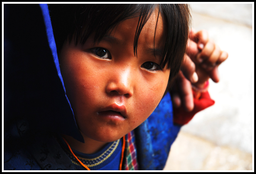 Bhutanisches Mädchen
