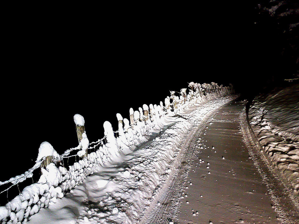 bianco (...per la neve) e nero (...per la notte)