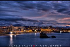 Biarritz by night