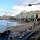 Biarritz La Grande plage et le Casino au matin du 7 janvier 2014