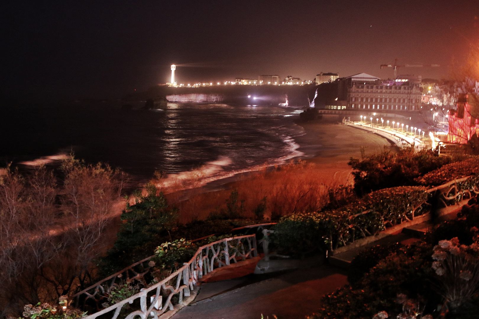 Biarritz la nuit !