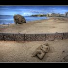 Biarritz, le dormeur de la grande plage