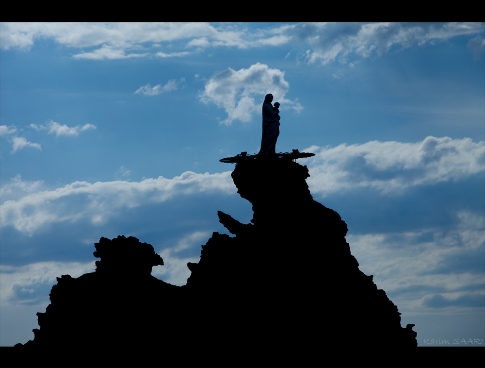 Biarritz, le rocher de la vierge