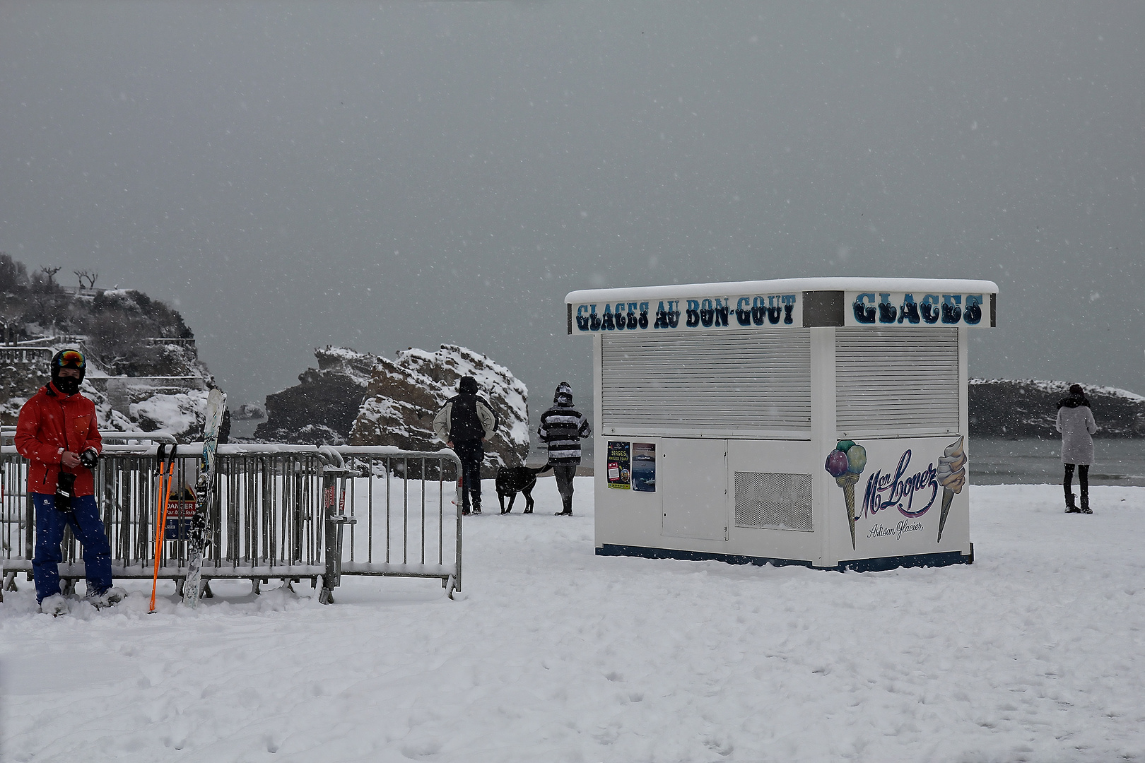 biarritz neige