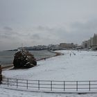 Biarritz neige : classique: la grande plage 