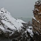 Biarritz neige  les deux mouettes