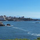 Biarritz vu de l’Esplanade Elizabeth II, près du phare