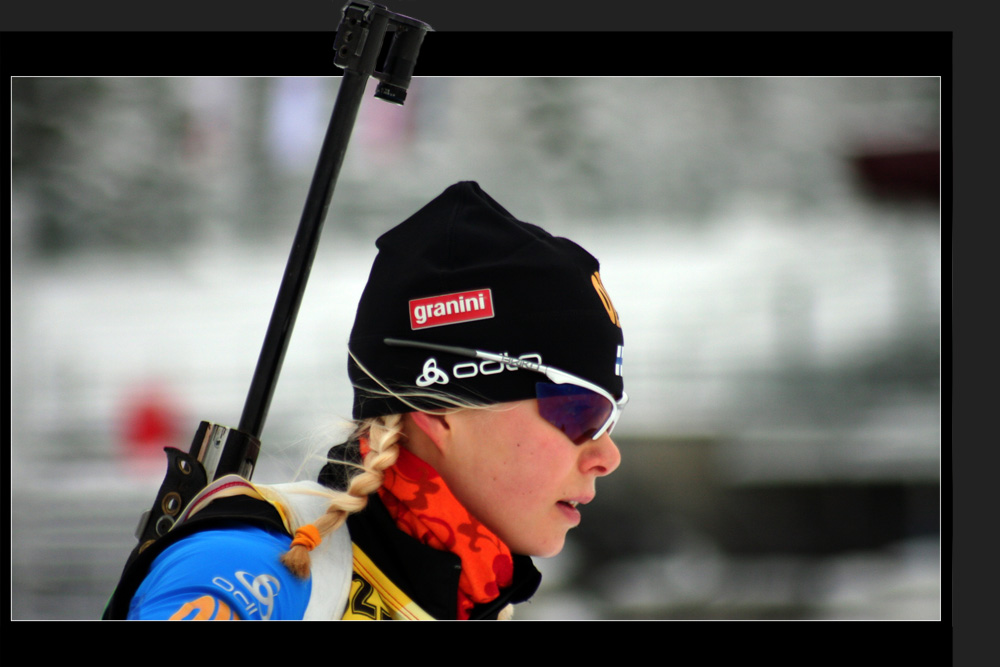 Biathlon Hochfilzen 2009 Mari Laukkanen Foto & Bild sport