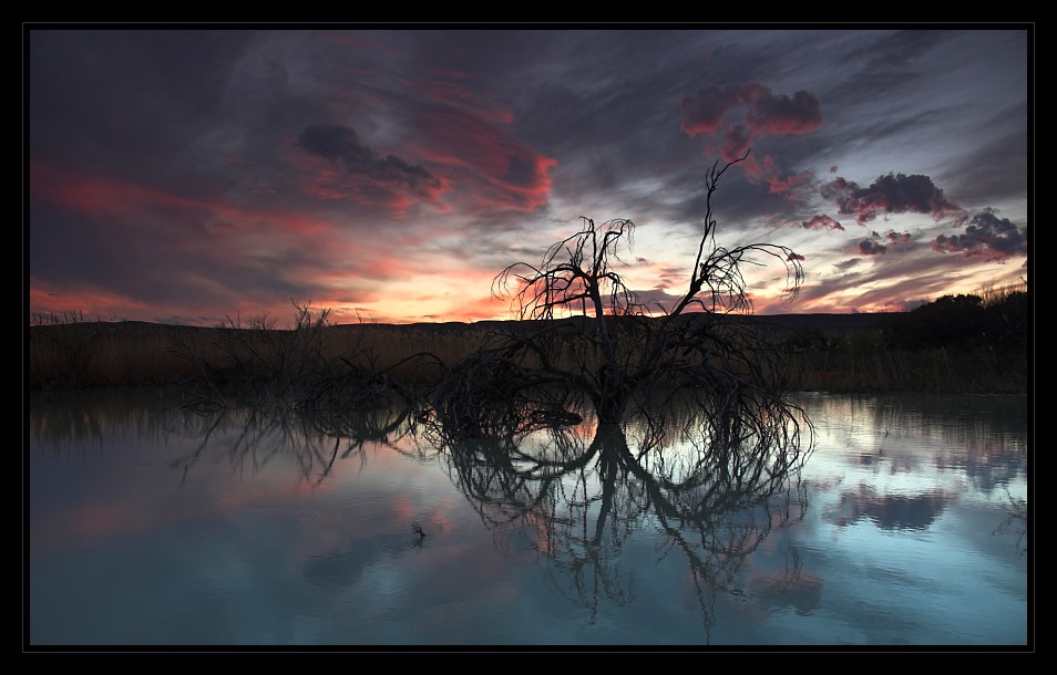 Bibersee abends