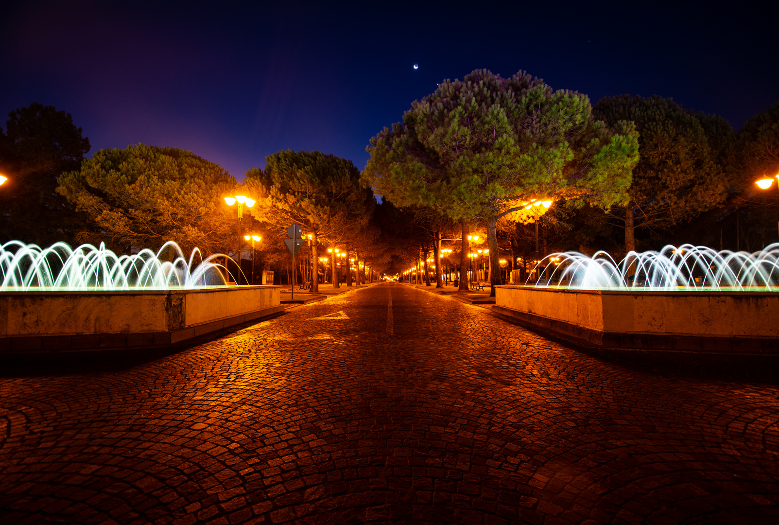 Bibione bei Nacht