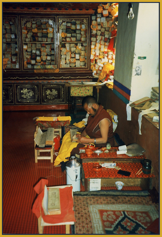 Bibliothek im Kloster Sera, Lhasa ,Tibet
