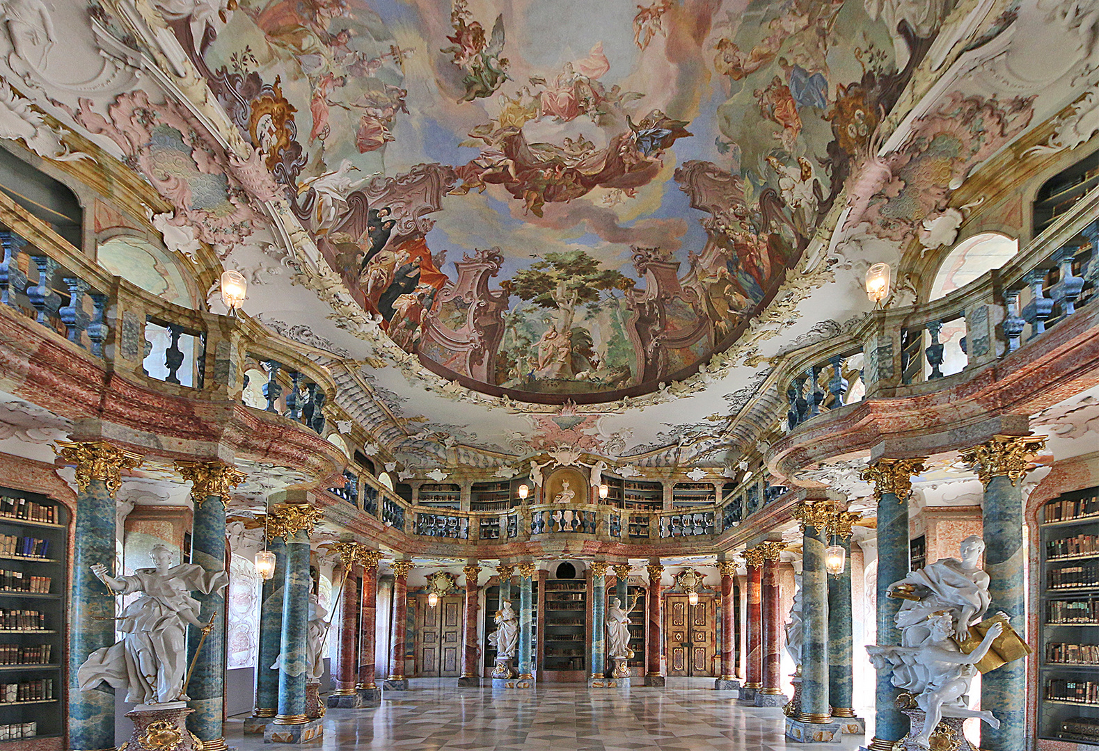 Bibliothek im Kloster Wiblingen