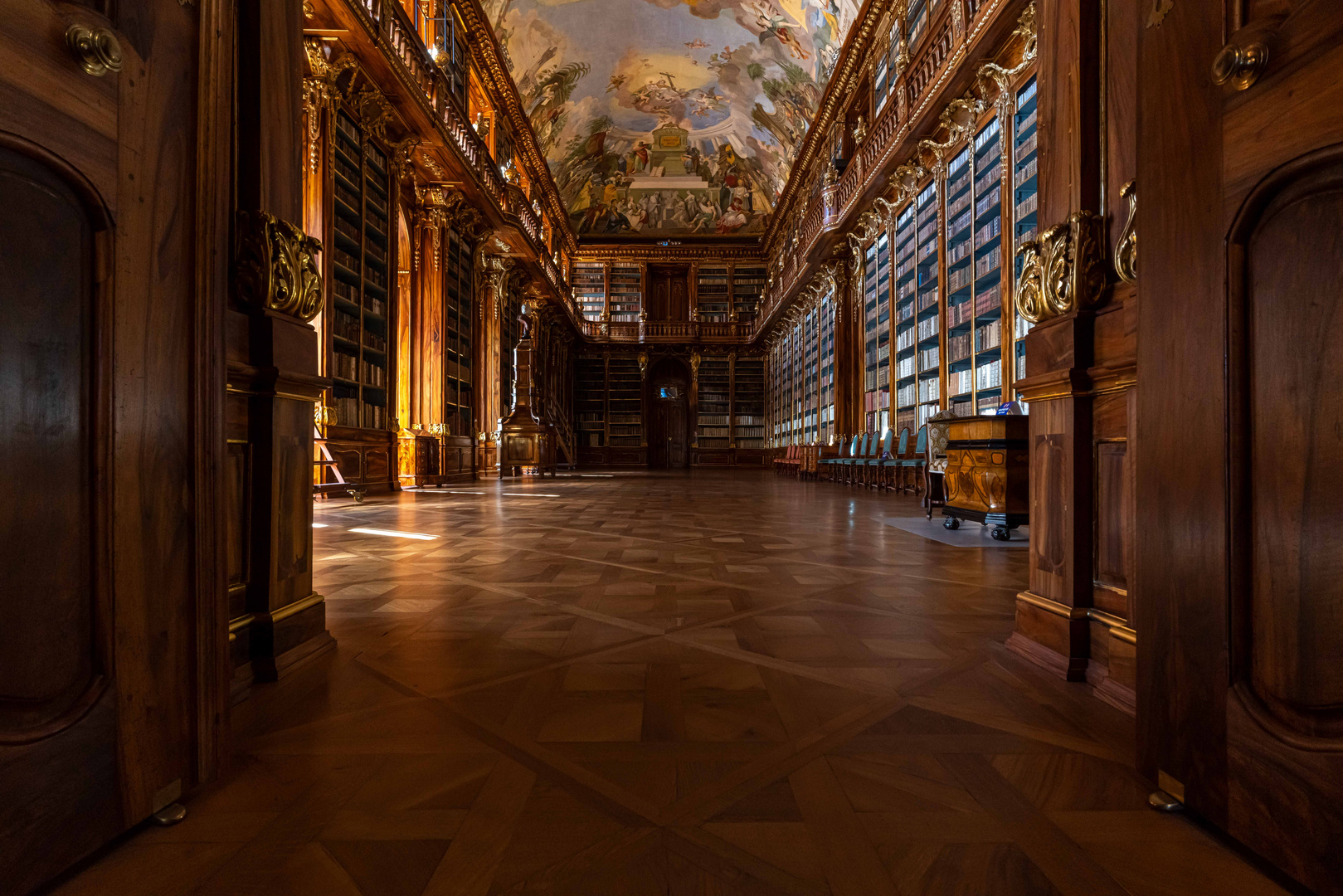 Bibliothek im Prämonstratenserstift Strahov in Prag