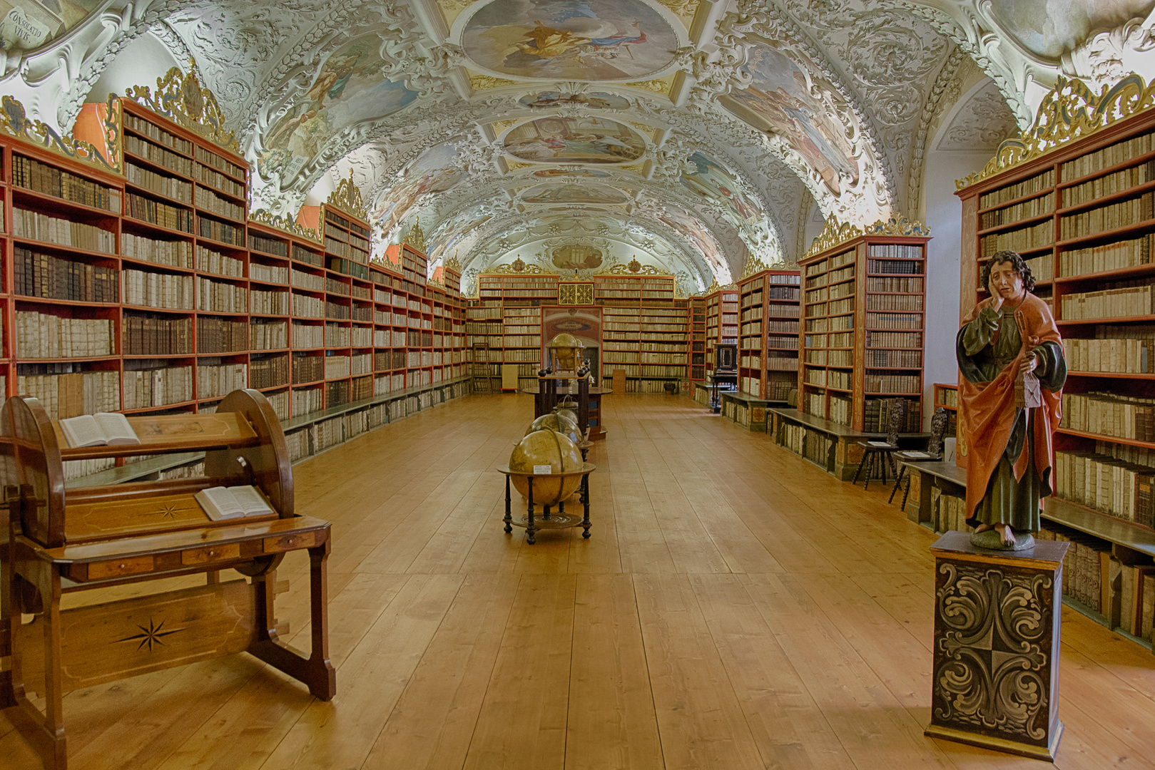 Bibliothek im Strahov Kloster Prag